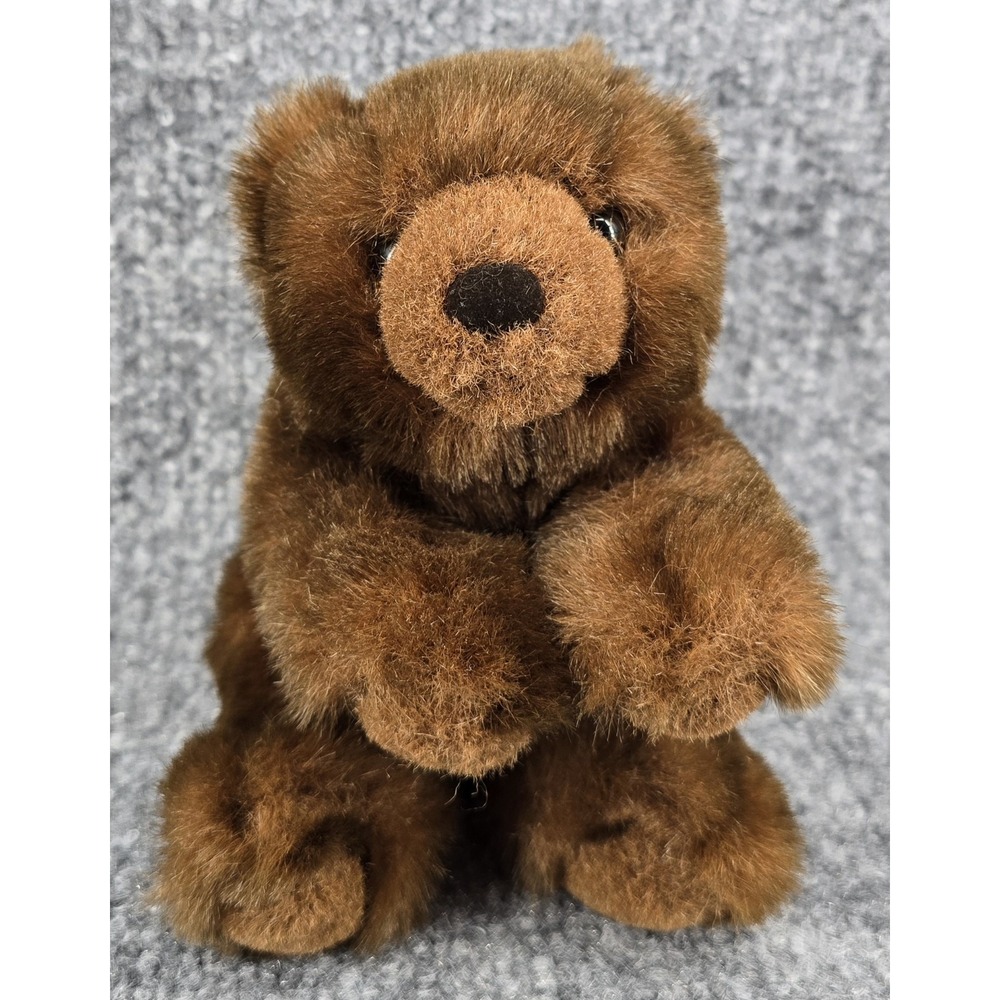 Vtg Li'l Grizzly Russ Berrie Bear Plush with Tag #4929 Bears From The Past 8"